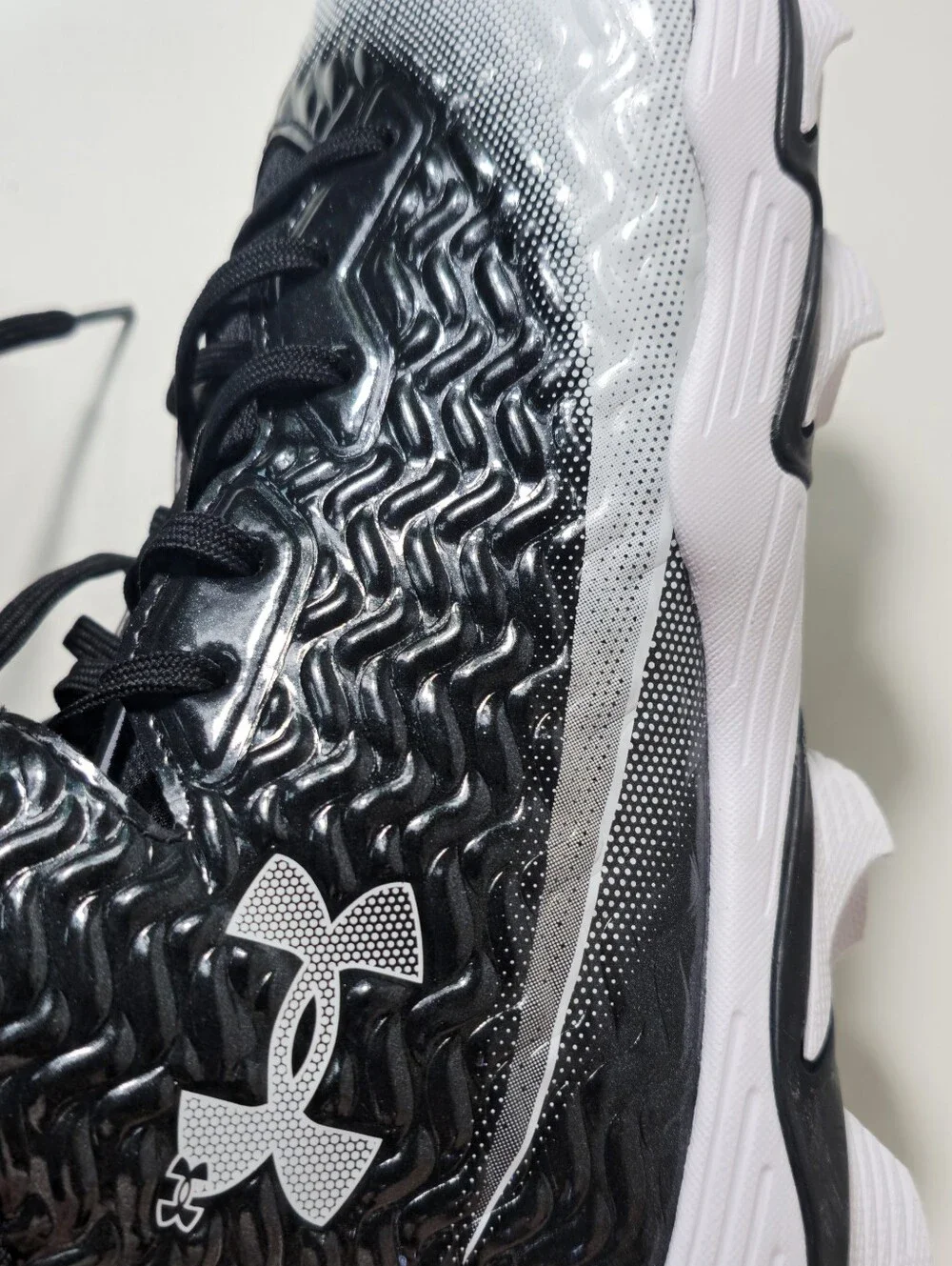 Under Armour Blur Select MC Blur Football Cleats Black/White US 10.5 D